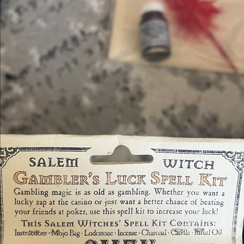 Gambler's Luck Spell Kit - Picture 2 of 2